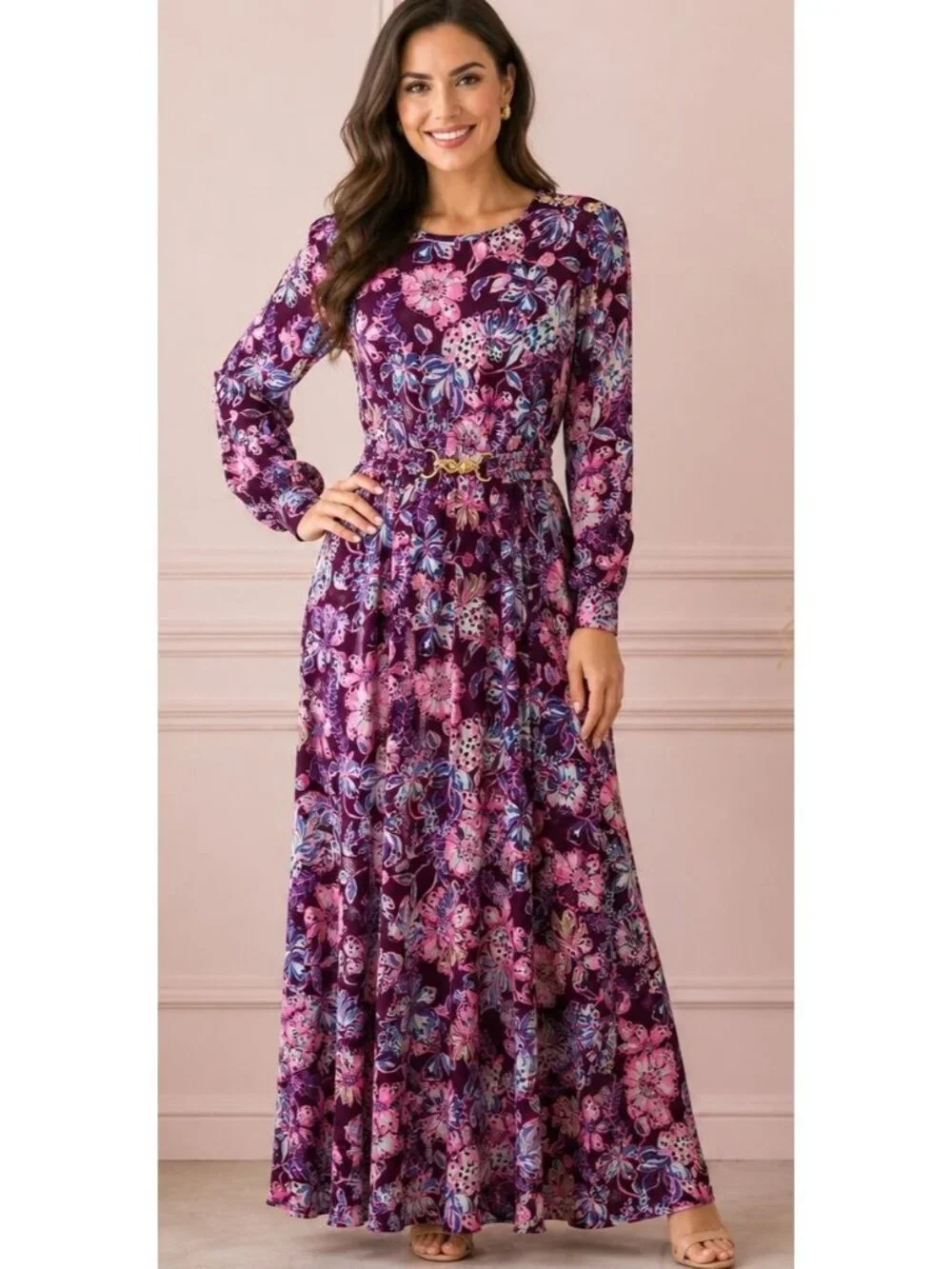 lilly pulitzer long sleeve maxi dress Nyla Long Sleeve Maxi Dress